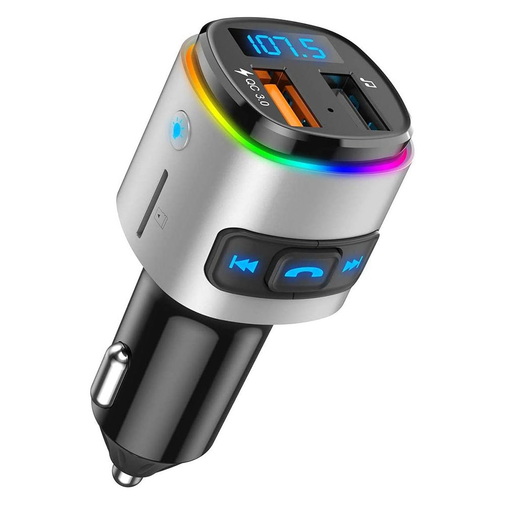 Bc41 Car Fm Transmitter Bluetooth MP3 Player Charger Cigarette - Premium Car Chargers from Rapidvehicles - Just $44.99! Shop now at Rapidvehicles