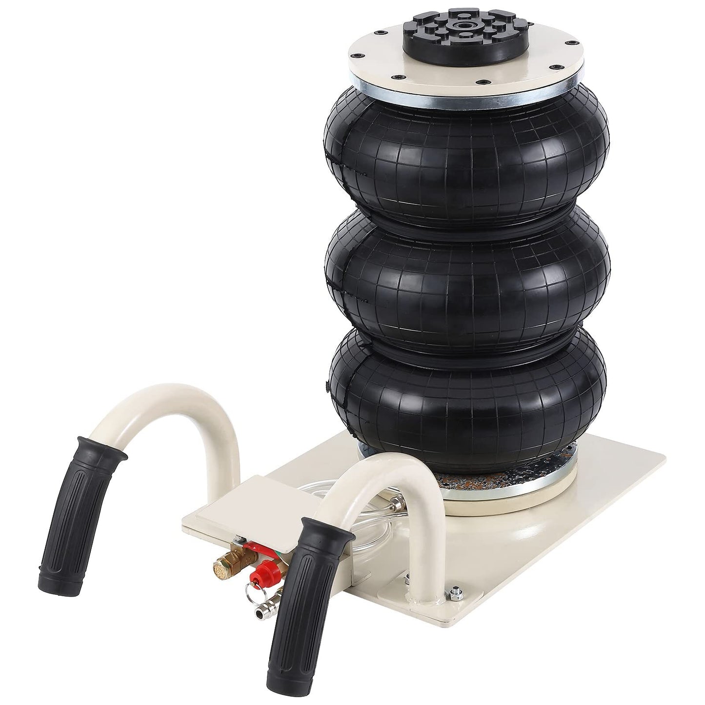 US CHEINAUTO Car Jack 3 Ton 6600LBS Triple Air Bag Jack With - Premium Jacks & Jack Stands from Rapidvehicles - Just $253.99! Shop now at Rapidvehicles