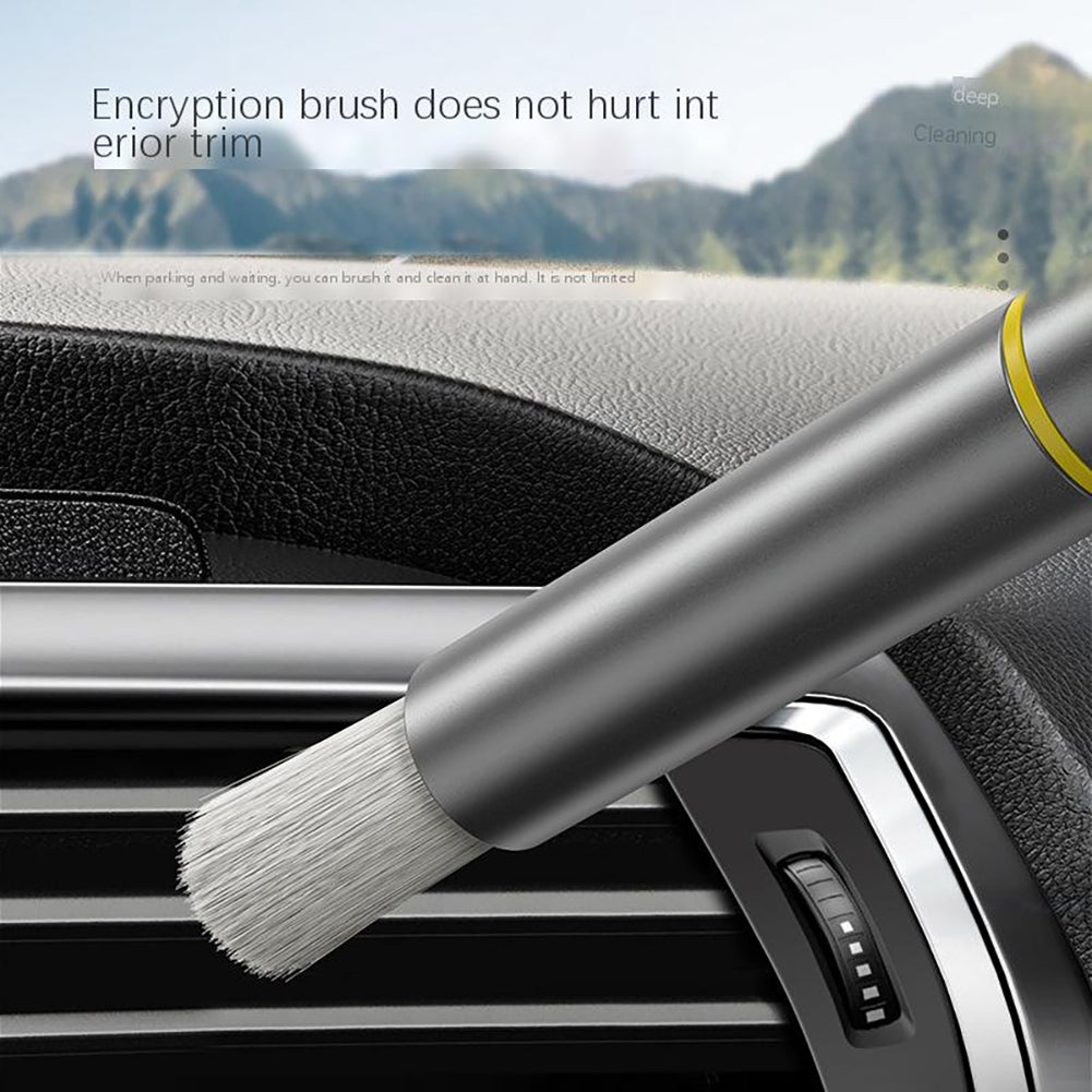 Car Air Conditioner Cleaning Brush Window Breaker Safety Hammer Interior Cleaning Tool Grey - Premium Car Wash Tools from Rapidvehicles - Just $12.27! Shop now at Rapidvehicles