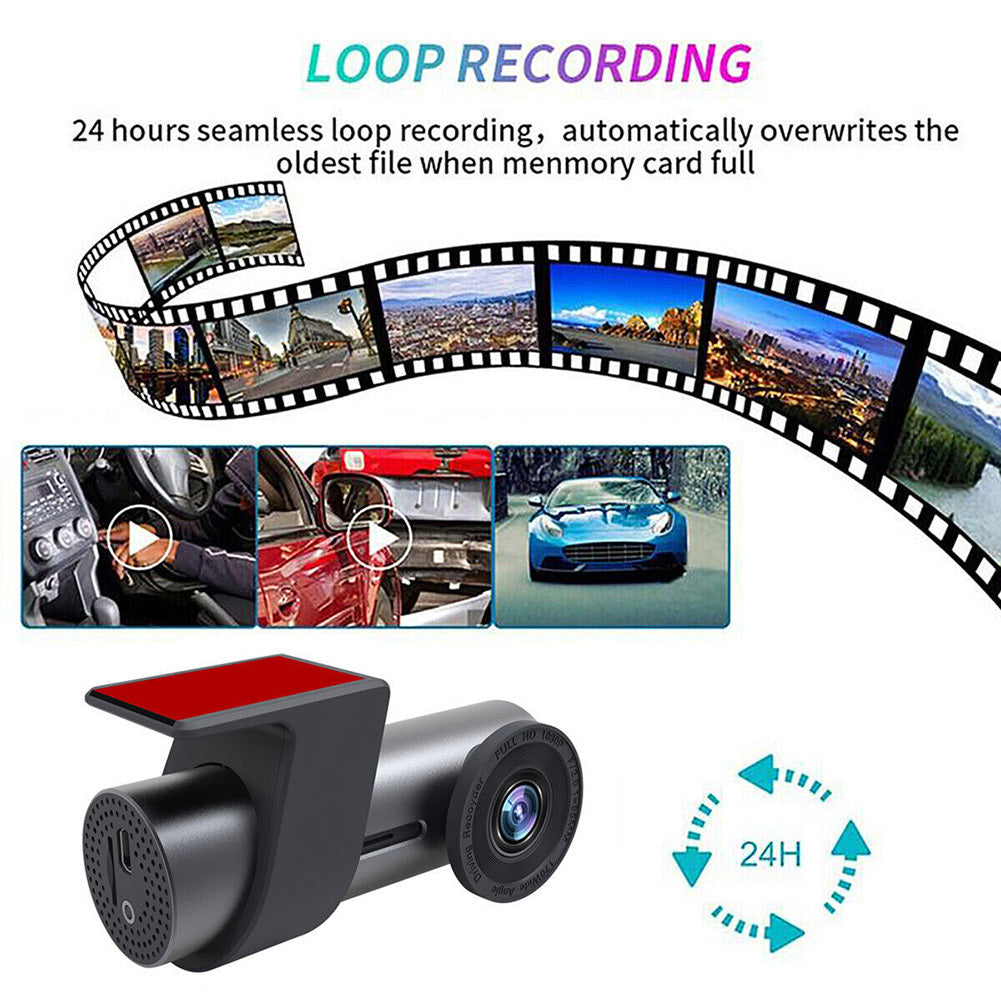 Car Driving Recorder 1080p Hd Wifi Dvr Camera Dual Recording Night Vision Reversing Dash Cam Black - Premium Car Rear View Camera from Rapidvehicles - Just $53.47! Shop now at Rapidvehicles