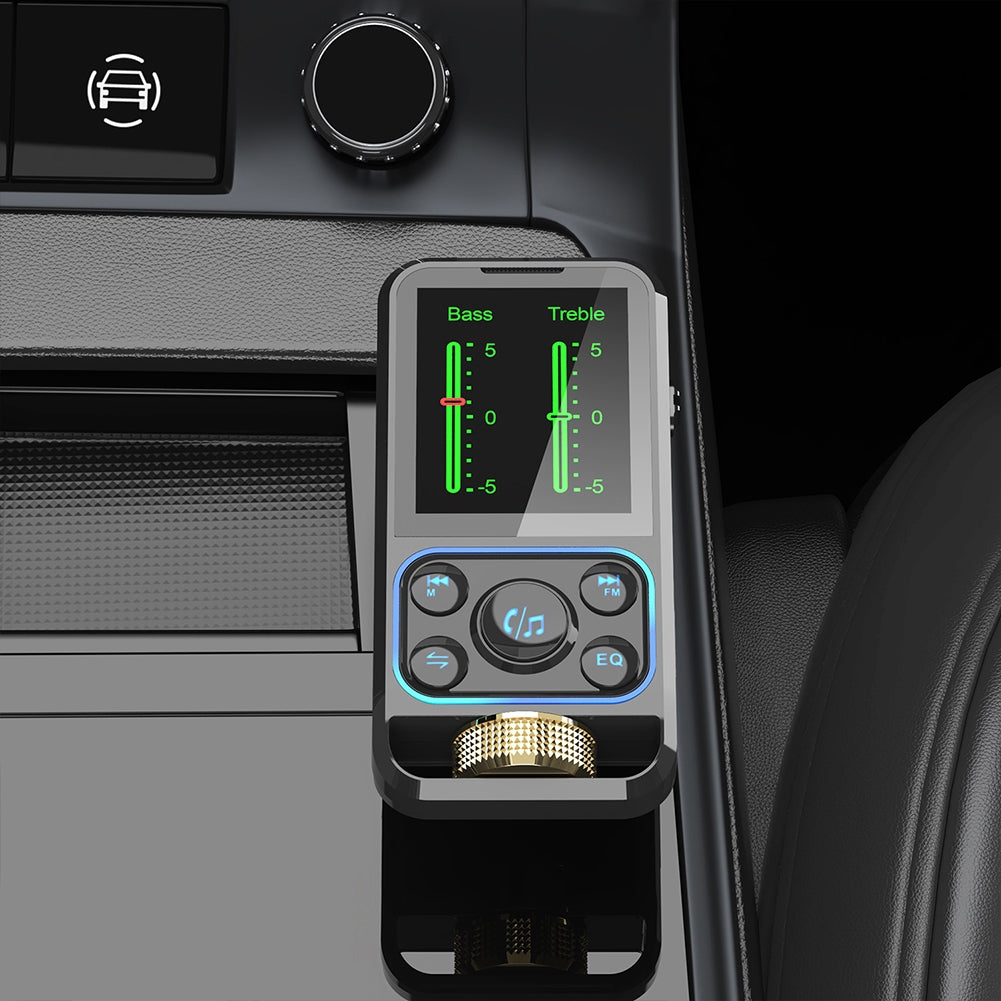 Fm Transmitter Wireless Car Handsfree Bluetooth Mp3 Player Black - Premium Car Chargers from Rapidvehicles - Just $34.99! Shop now at Rapidvehicles