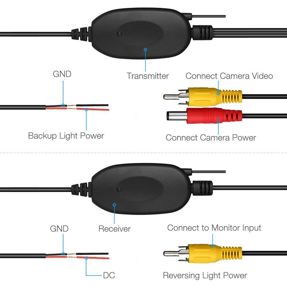 2.4G Wireless Car Camera Front Rear View Reversing Camcorder - Premium Car Rear View Camera from Rapidvehicles - Just $49.99! Shop now at Rapidvehicles