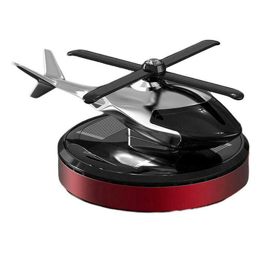 Solar Energy Rotating Helicopter Aroma Diffuser Car Air Freshener - Premium Car Air Purifier from Rapidvehicles - Just $41.99! Shop now at Rapidvehicles