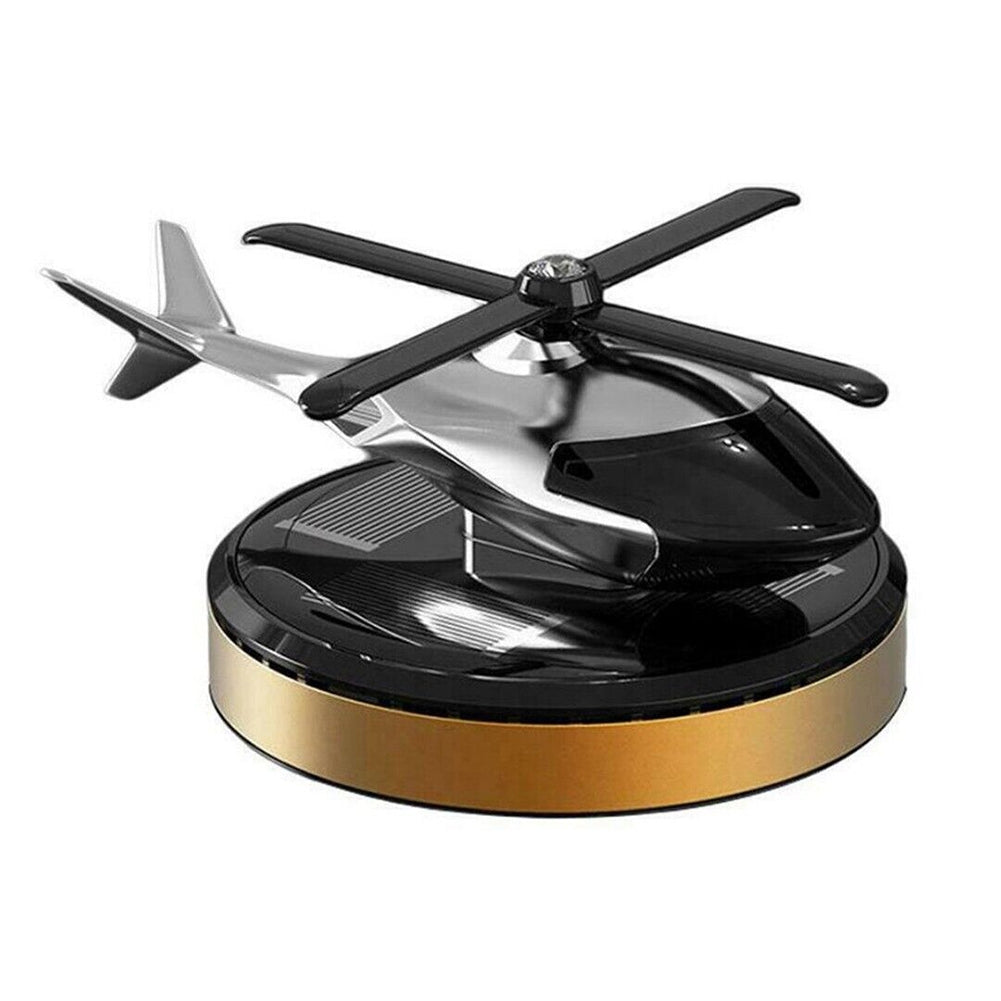 Solar Energy Rotating Helicopter Aroma Diffuser Car Air Freshener - Premium Car Air Purifier from Rapidvehicles - Just $41.99! Shop now at Rapidvehicles