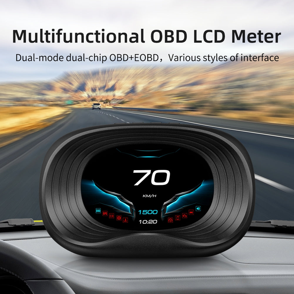 HD Car Hud Head Up Display Obd System Speedometer Speed Alarm Monitor Black - Premium Car DVR from Rapidvehicles - Just $55.92! Shop now at Rapidvehicles