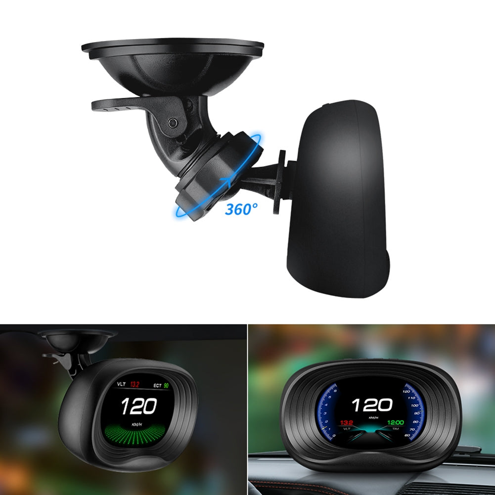 HD Car Hud Head Up Display Obd System Speedometer Speed Alarm Monitor Black - Premium Car DVR from Rapidvehicles - Just $55.92! Shop now at Rapidvehicles