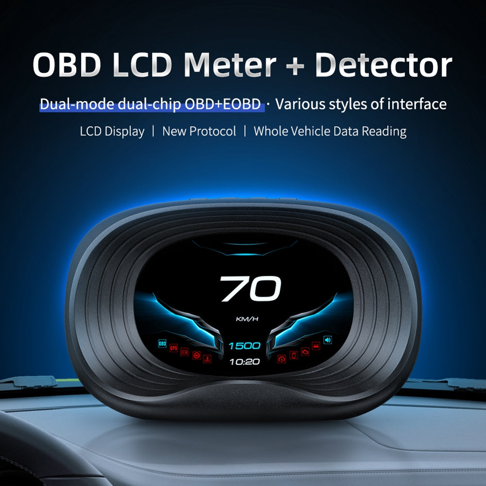 HD Car Hud Head Up Display Obd System Speedometer Speed Alarm Monitor Black - Premium Car DVR from Rapidvehicles - Just $55.92! Shop now at Rapidvehicles