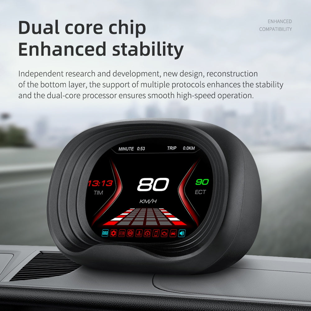 HD Car Hud Head Up Display Obd System Speedometer Speed Alarm Monitor Black - Premium Car DVR from Rapidvehicles - Just $55.92! Shop now at Rapidvehicles