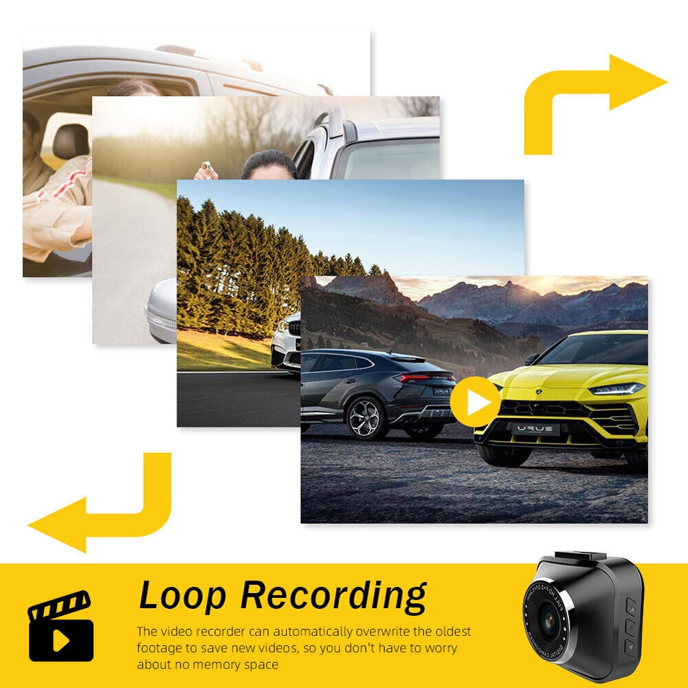 1080P HD Wifi Car Dash Cam DVR Camera 2 Inch Ips Screen Driving Recorder G-sensor Night Vision Camcorder Black - Premium Car Rear View Camera from Rapidvehicles - Just $48.05! Shop now at Rapidvehicles