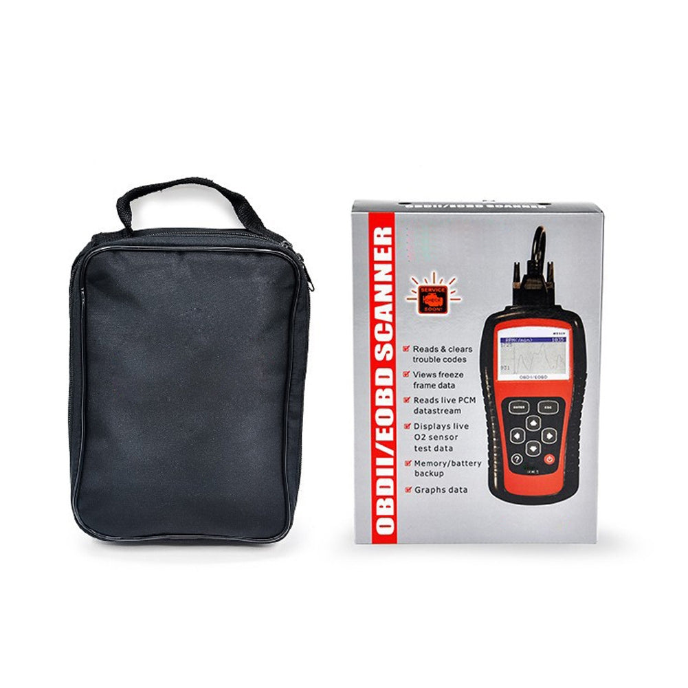 Ms509 Obdii Engine Fault Diagnostic Scanner Auto Code Reader Engine Fault Diagnostic Meter Red Black - Premium OBD & Diagnostic Tools from Rapidvehicles - Just $69.99! Shop now at Rapidvehicles