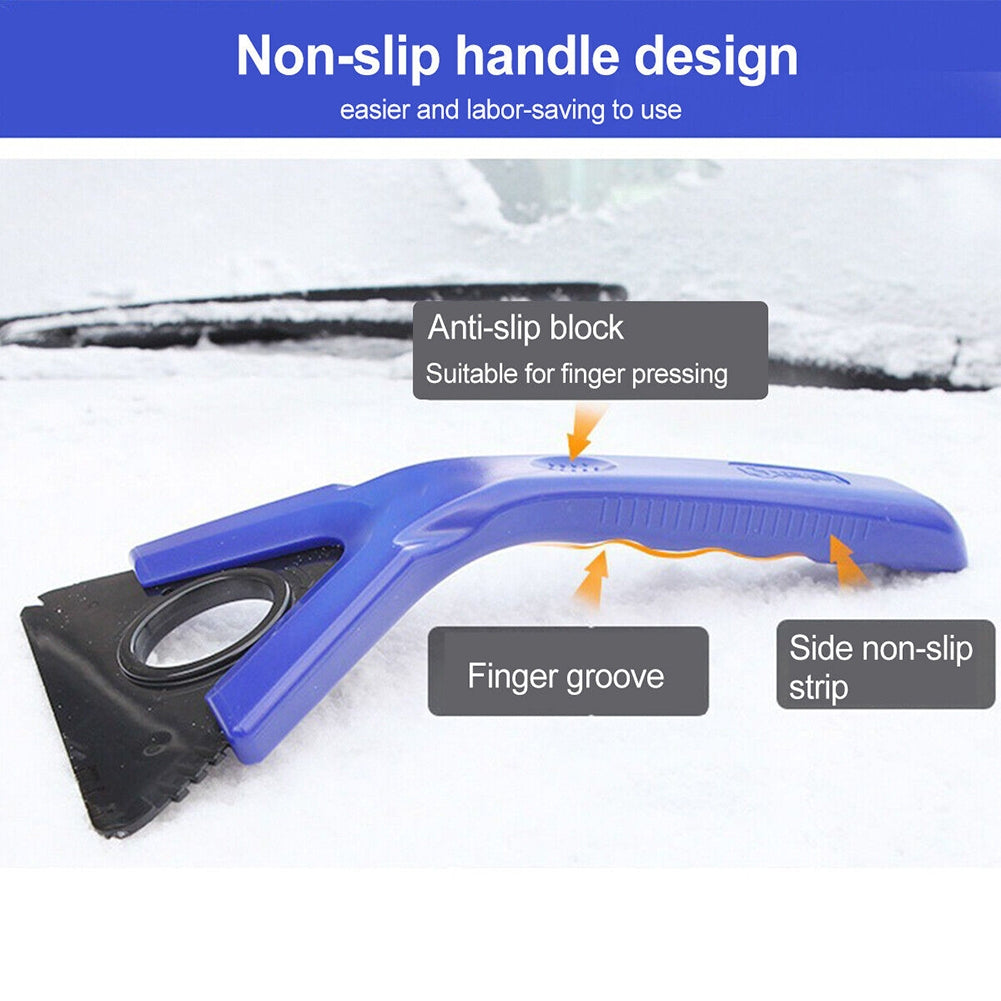 Car Snow Removal Shovel Glass Ice Scraper Windshield Window Frost Removal Brush Tool Blue - Premium Car Wash Tools from Rapidvehicles - Just $9.64! Shop now at Rapidvehicles