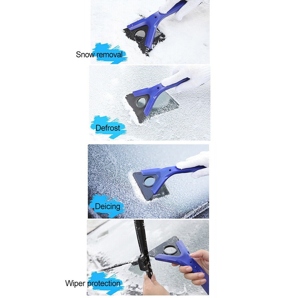 Car Snow Removal Shovel Glass Ice Scraper Windshield Window Frost Removal Brush Tool Blue - Premium Car Wash Tools from Rapidvehicles - Just $9.64! Shop now at Rapidvehicles