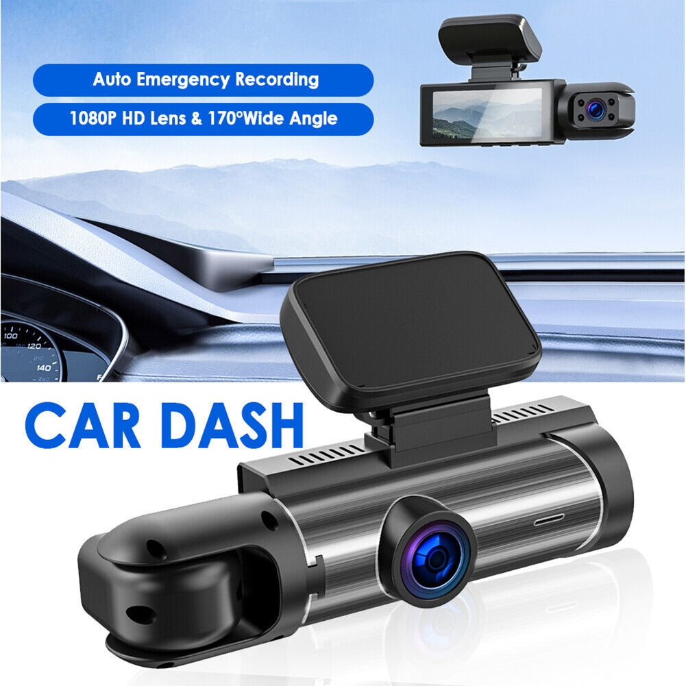 Dash Cam 3.16-inch Dual-lens Driving Recorder Front Inside Camera - Premium Car Rear View Camera from Rapidvehicles - Just $63.99! Shop now at Rapidvehicles