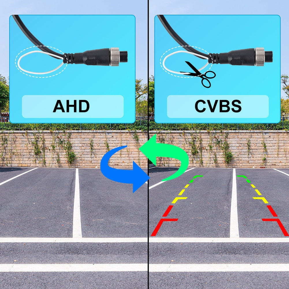 Car Rear View Backup Camera Wire-controlled Ahd720 HD Ir Night - Premium Car Rear View Camera from Rapidvehicles - Just $49.99! Shop now at Rapidvehicles