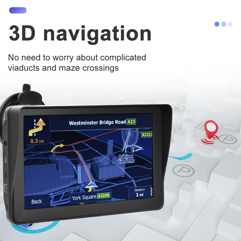 Car Navigation Device HD 7-inch Wire-controlled Touch Screen - Premium Car Rear View Camera from Rapidvehicles - Just $88.99! Shop now at Rapidvehicles