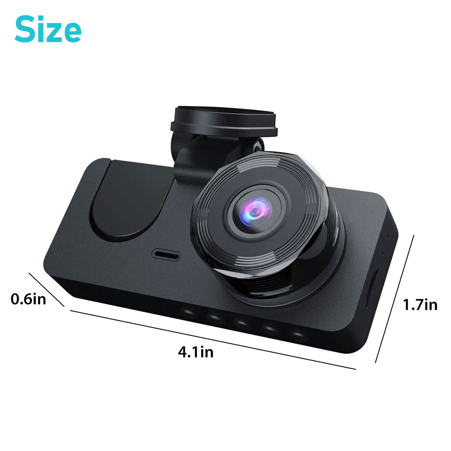 Y15 Car Dvr Dash Cam 3 Cameras Ips Hd 1080p Wide Angle Video - Premium Car Rear View Camera from Rapidvehicles - Just $59.39! Shop now at Rapidvehicles