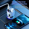 2-in-1 Car Kit Fast Charging Charger Bluetooth Wireless Hands-free Noise Canceling Headphones White - Premium Car Chargers from Rapidvehicles - Just $30.99! Shop now at Rapidvehicles