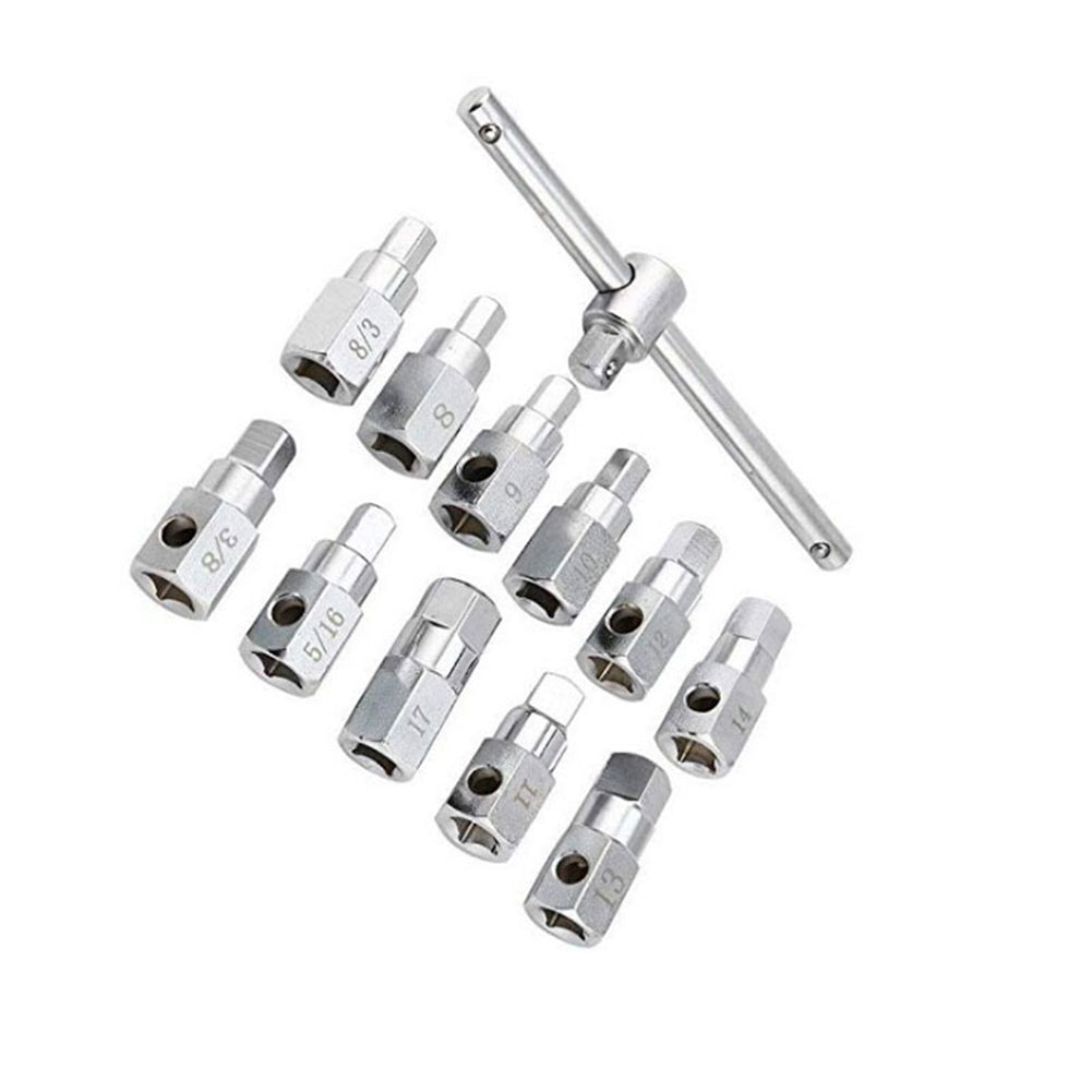 12pcs Car Oil Bottom Screw Removal Tools Drain Plug Sump Key Set - Premium Other Car Tools from Rapidvehicles - Just $69.99! Shop now at Rapidvehicles