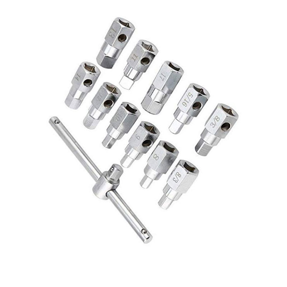 12pcs Car Oil Bottom Screw Removal Tools Drain Plug Sump Key Set - Premium Other Car Tools from Rapidvehicles - Just $69.99! Shop now at Rapidvehicles