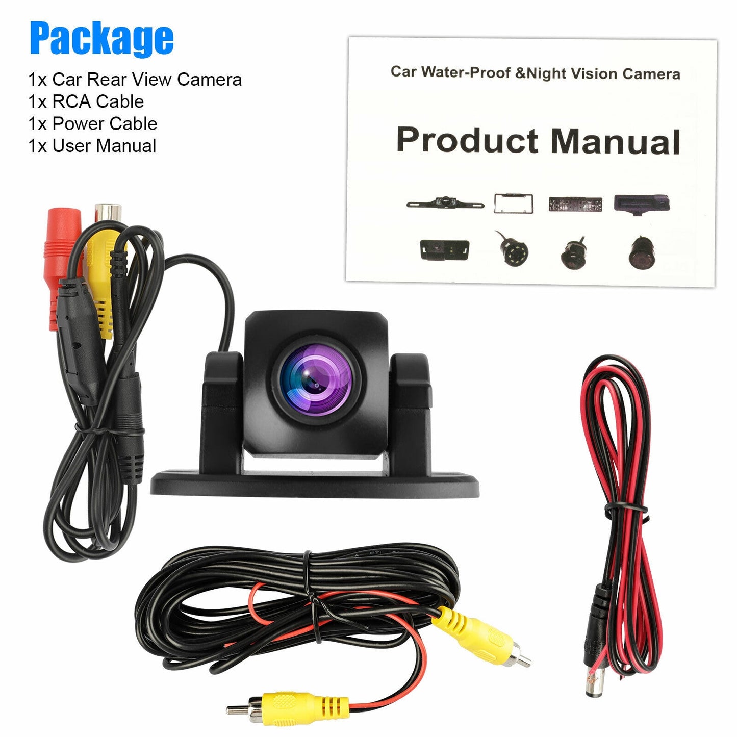 170-degree Hd Cmos Car Backup Camera Front Side Rear View - Premium Car Rear View Camera from Rapidvehicles - Just $37.99! Shop now at Rapidvehicles