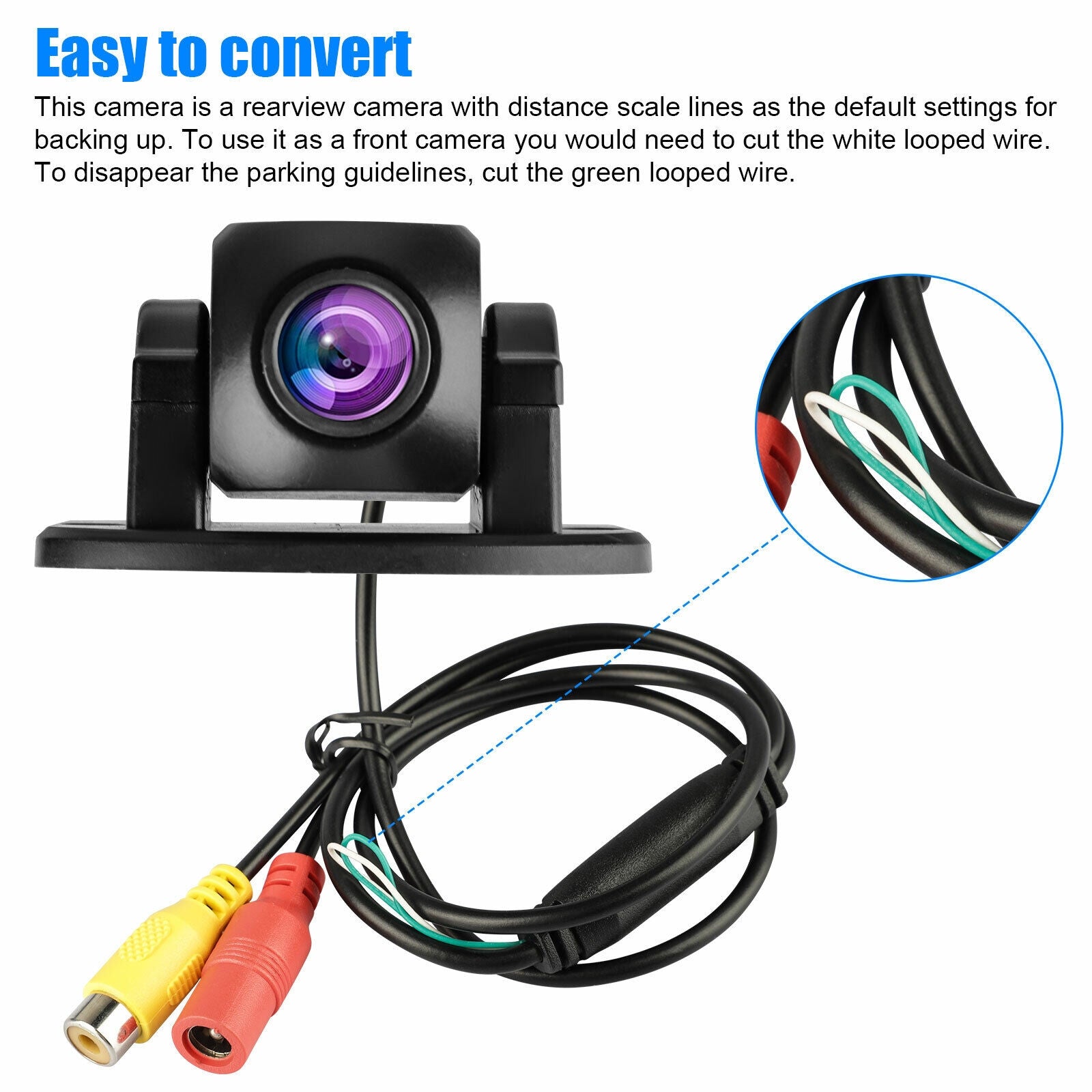 170-degree Hd Cmos Car Backup Camera Front Side Rear View - Premium Car Rear View Camera from Rapidvehicles - Just $37.99! Shop now at Rapidvehicles