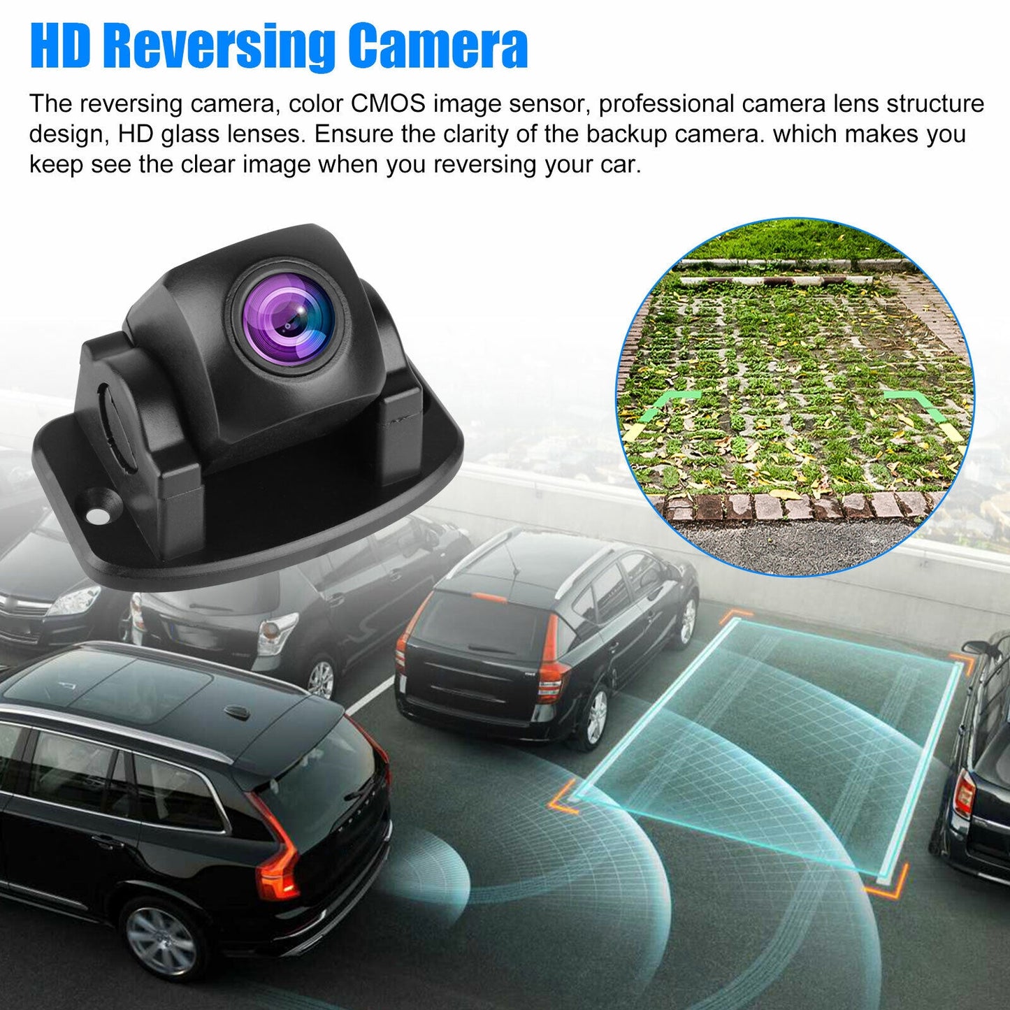 170-degree Hd Cmos Car Backup Camera Front Side Rear View - Premium Car Rear View Camera from Rapidvehicles - Just $37.99! Shop now at Rapidvehicles