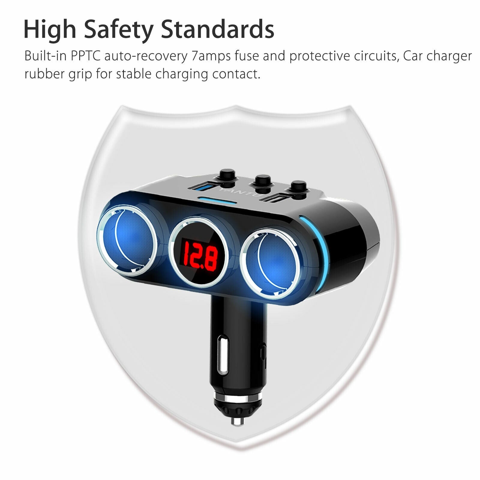 2-way Car Cigarette Lighter Socket Splitter Portable Dual USB Car - Premium Car Chargers from Rapidvehicles - Just $37.99! Shop now at Rapidvehicles