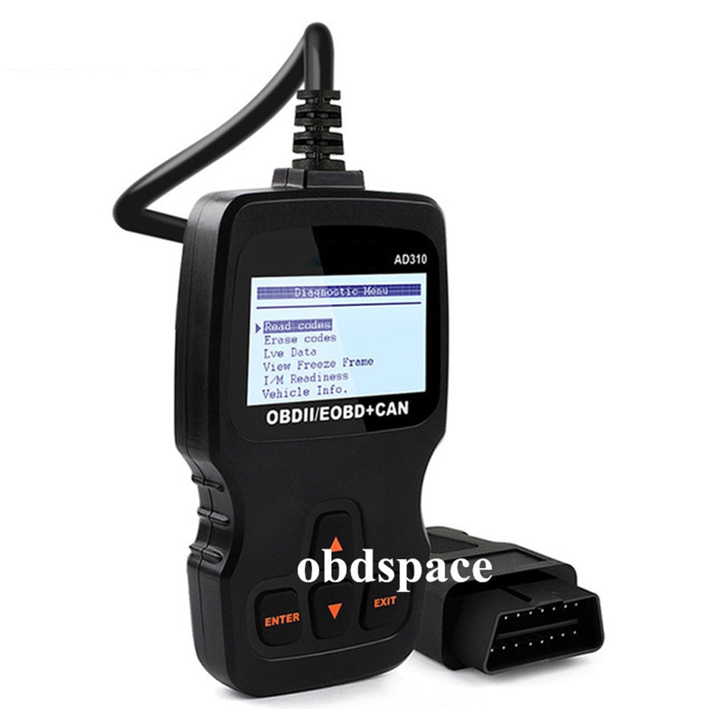 Ad310 Classic Car Fault Detector Obdii Universal Auto Scanner Engine Fault Code Reader Diagnostic Tool Black - Premium OBD & Diagnostic Tools from Rapidvehicles - Just $66.99! Shop now at Rapidvehicles