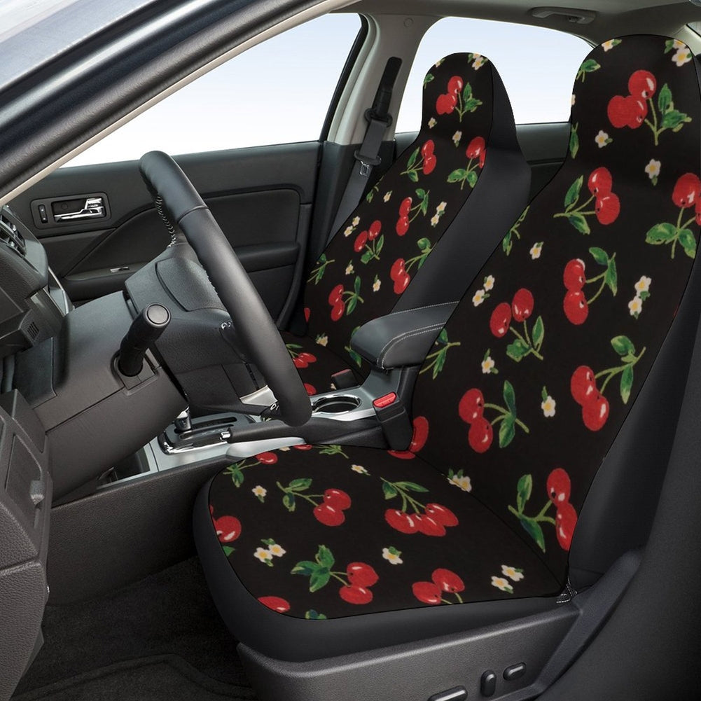 Car Seat Cover Protector Cherry Pattern Single Front Seat Cover Universal Interior Supplies Cherry Print - Premium Car Seat Cushion from Rapidvehicles - Just $25.99! Shop now at Rapidvehicles