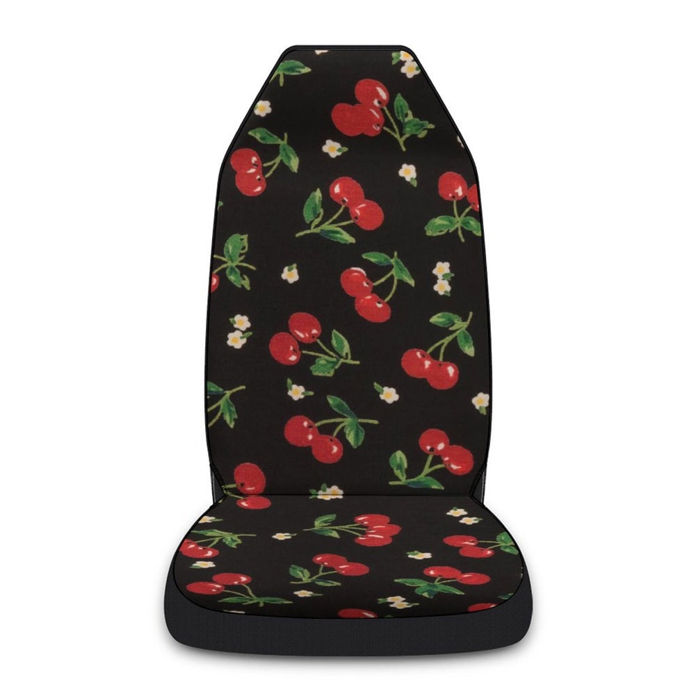 Car Seat Cover Protector Cherry Pattern Single Front Seat Cover Universal Interior Supplies Cherry Print - Premium Car Seat Cushion from Rapidvehicles - Just $25.99! Shop now at Rapidvehicles