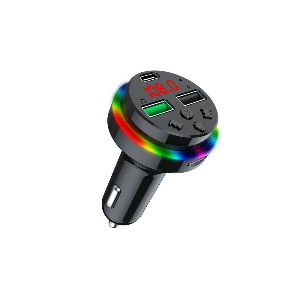 F15 Car Mp3 Player Bluetooth Receiver Hands-free Adapter Dual Usb Smart Charging Fm Transmitter Black - Premium Car Chargers from Rapidvehicles - Just $17.99! Shop now at Rapidvehicles