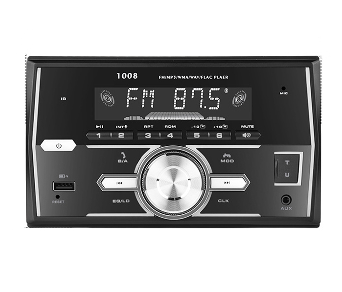 Dual Din Car Mp3 Player Bluetooth Hands Free Iso Interface Ubs Player Multimedia Fm Radio Aux Playback Black - Premium Other Car Electronics from Rapidvehicles - Just $52.99! Shop now at Rapidvehicles