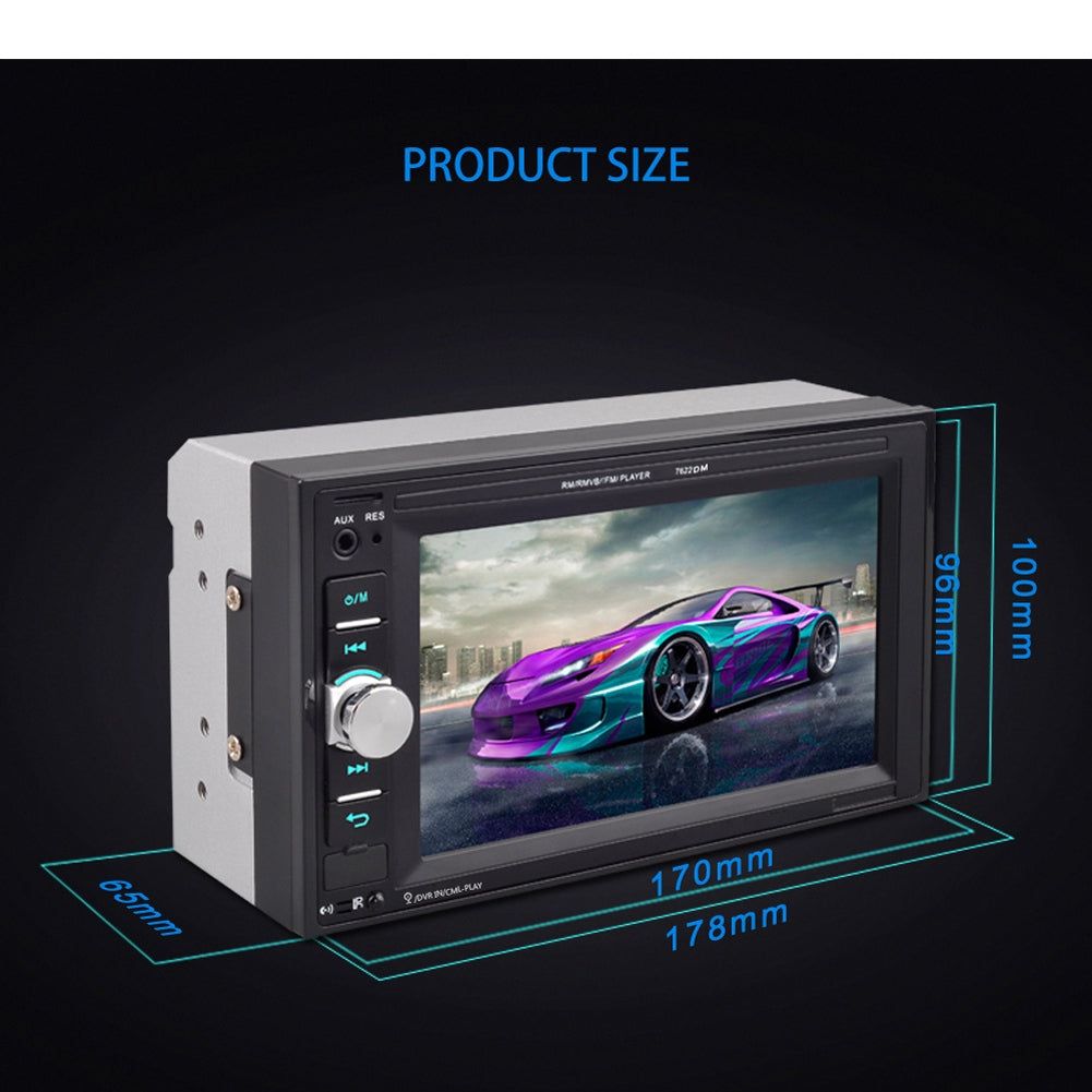 6.2-inch Dual Din Car Mp5 Player Hd Bluetooth Hands-free Call - Premium Car DVR from Rapidvehicles - Just $91.79! Shop now at Rapidvehicles