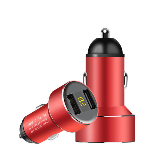 Dual Usb Car Charger Digital Display Multi-functional Constant - Premium Car Chargers from Rapidvehicles - Just $15.99! Shop now at Rapidvehicles