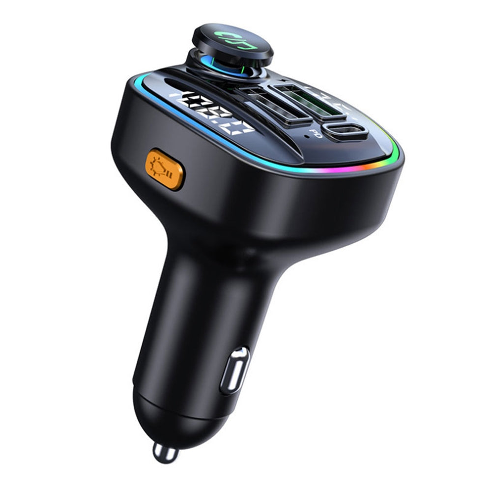 C22 Car Bluetooth-compatible Mp3 Player Fm Transmitter Hands-free Call Stereo Music Playback With Usb Adapter black - Premium Car Chargers from Rapidvehicles - Just $26.99! Shop now at Rapidvehicles