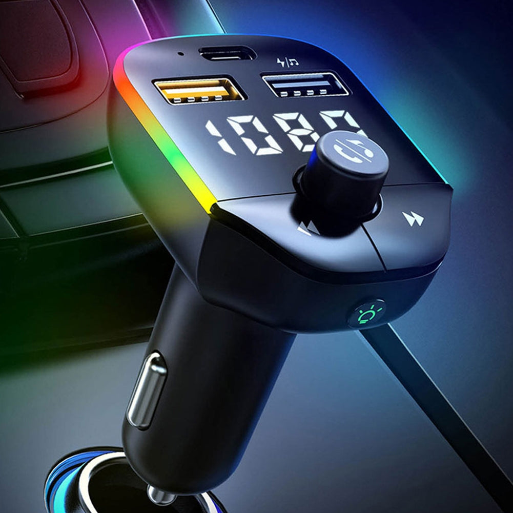 Car Fm Transmitter Bluetooth-compatible Handsfree Calling - Premium Car Chargers from Rapidvehicles - Just $29.99! Shop now at Rapidvehicles