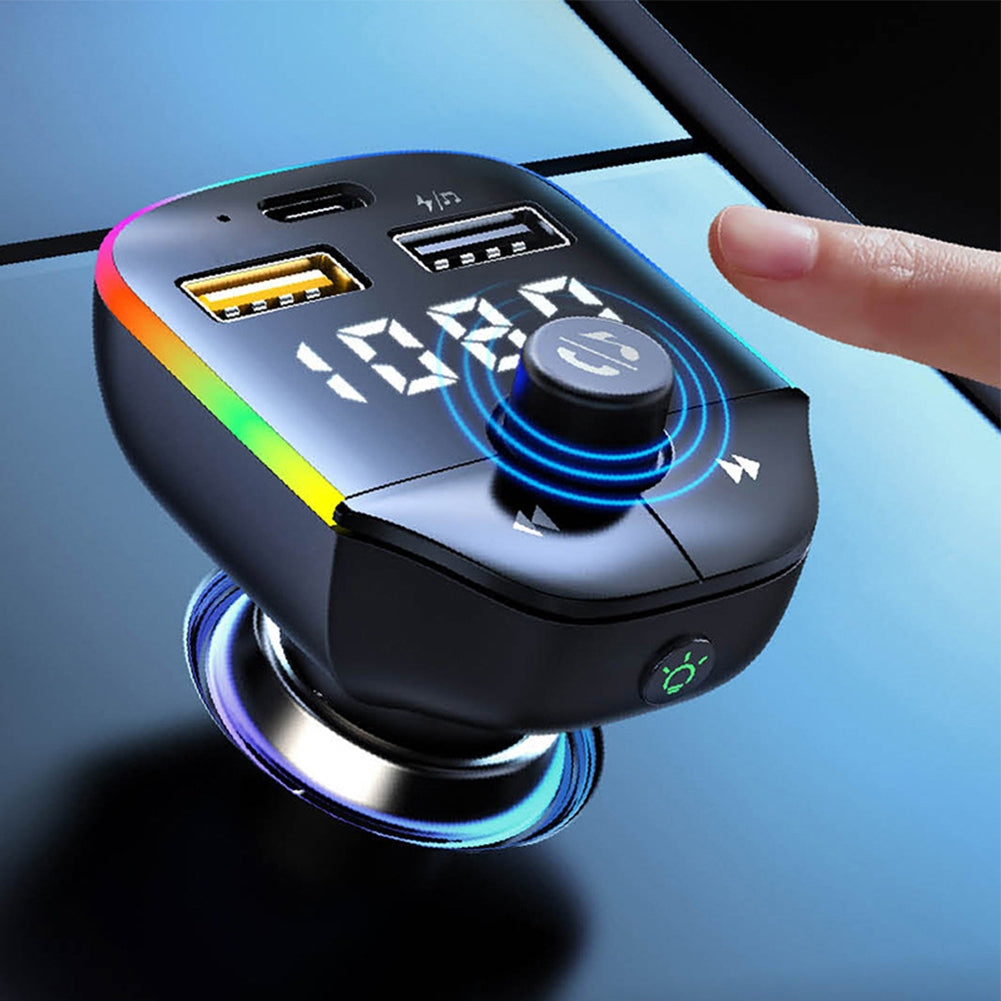 Car Fm Transmitter Bluetooth-compatible Handsfree Calling - Premium Car Chargers from Rapidvehicles - Just $29.99! Shop now at Rapidvehicles