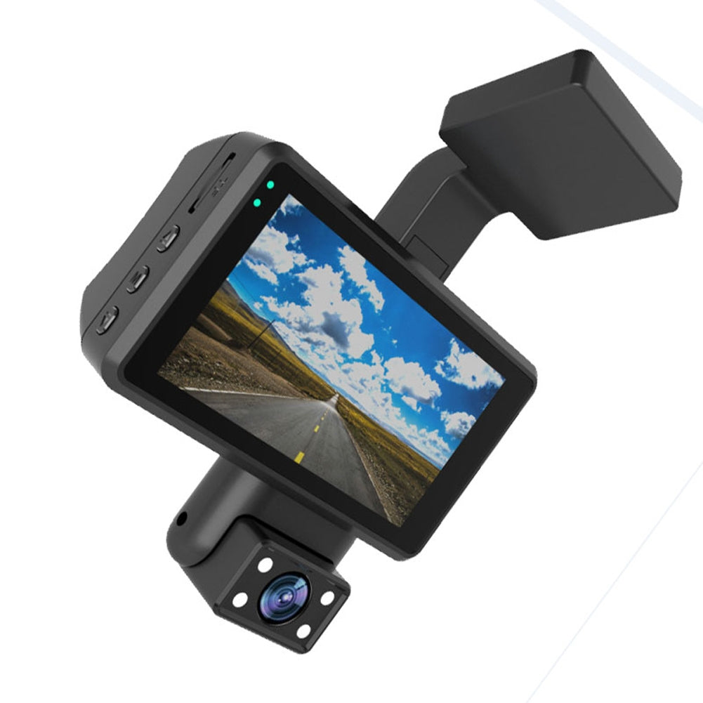 1080P Car Dash Cam 3-inch Lcd Night Vision Driving Recorder 360 - Premium Car DVR from Rapidvehicles - Just $69.99! Shop now at Rapidvehicles