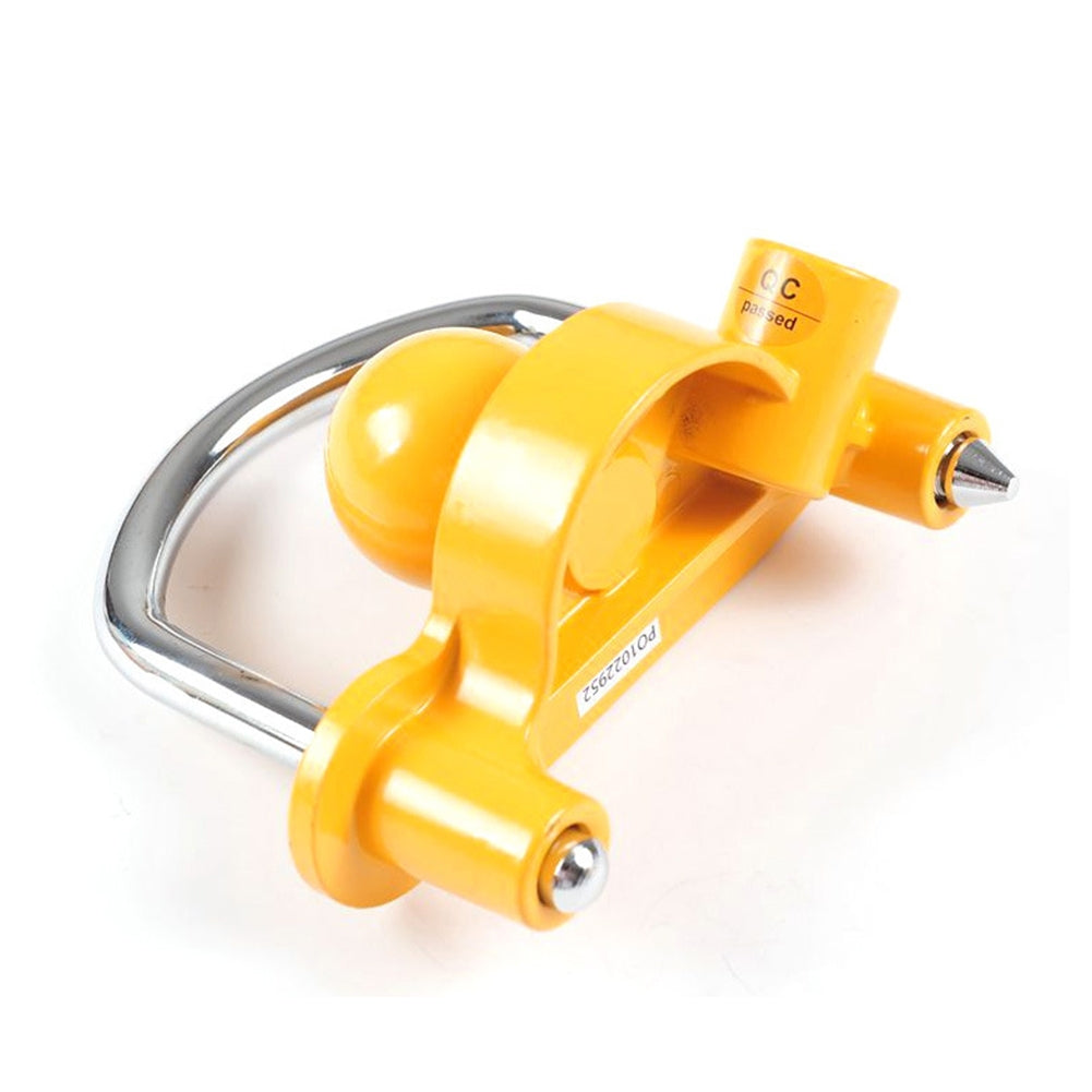 Car Trailer Lock Yacht Rv Connector Trailer Hook U-shaped Tow Ball Aluminum Alloy Security Anti-theft Lock yellow - Premium Motorcycle Accessories from Rapidvehicles - Just $40.99! Shop now at Rapidvehicles