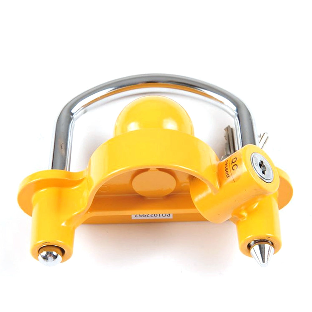 Car Trailer Lock Yacht Rv Connector Trailer Hook U-shaped Tow Ball Aluminum Alloy Security Anti-theft Lock yellow - Premium Motorcycle Accessories from Rapidvehicles - Just $40.99! Shop now at Rapidvehicles