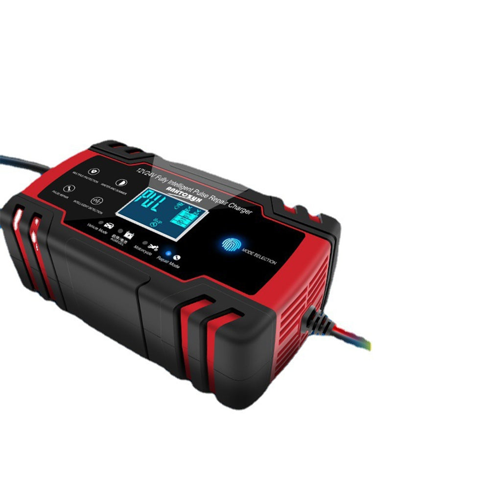 12v 24v Full Automatic Car Battery Charger Lcd Display Smart Quick Charge Motorcycle Battery Repair Tool EU Plug - Premium Other Car Electronics from Rapidvehicles - Just $42.44! Shop now at Rapidvehicles