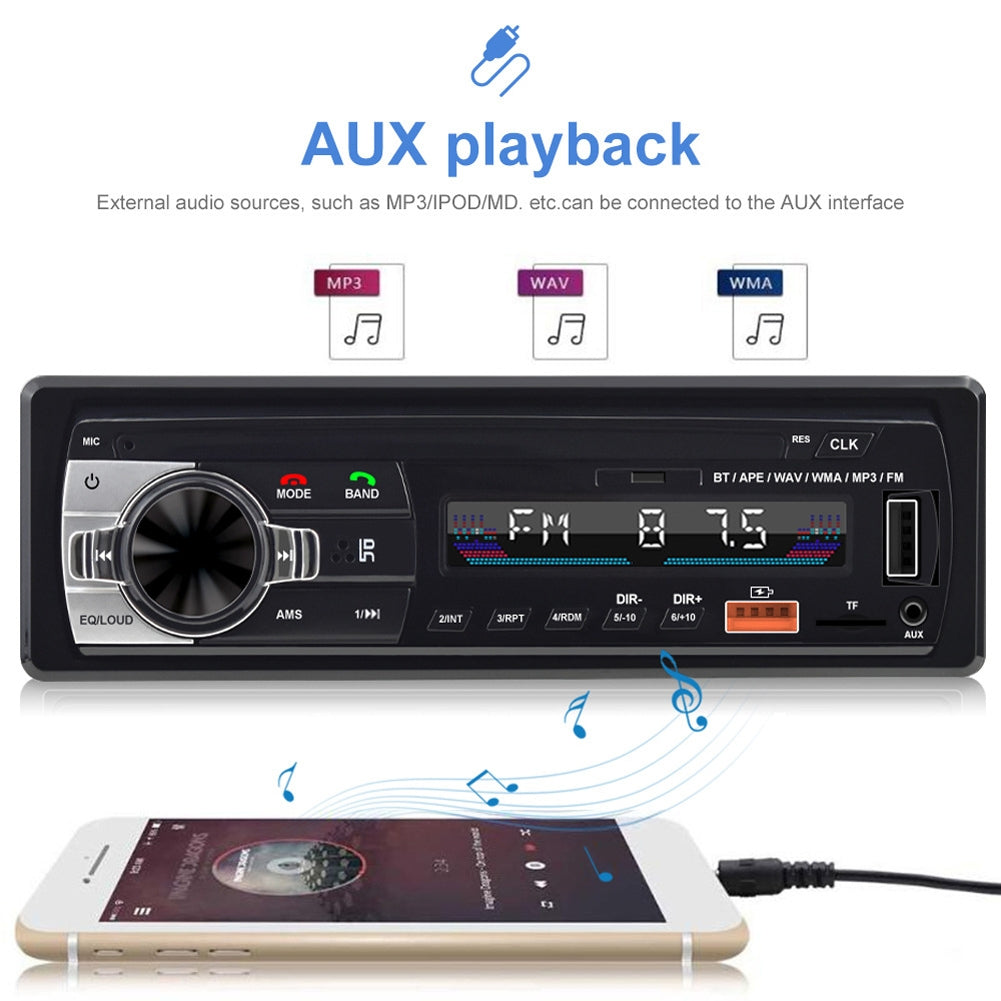 Single Din Car Mp3 Player Stereo Receiver Bluetooth-compatible - Premium Other Car Electronics from Rapidvehicles - Just $57.99! Shop now at Rapidvehicles