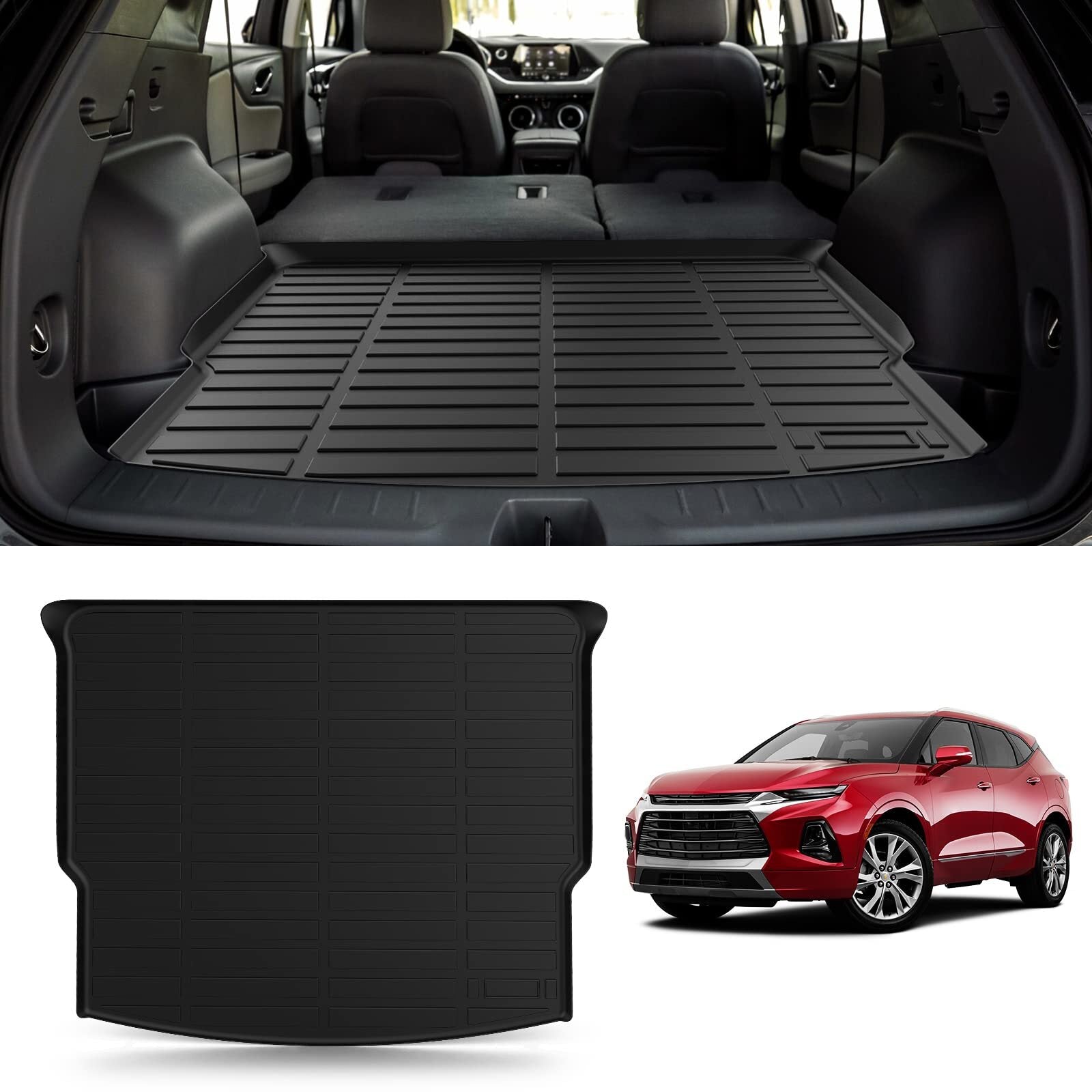 US GARVEE Car Trunk Protector All-Weather Rear Cargo Area Mat Floor Mat for 2019-2022 Chevrolet Blazer - Premium Automotive Accessories from Rapidvehicles - Just $59.48! Shop now at Rapidvehicles