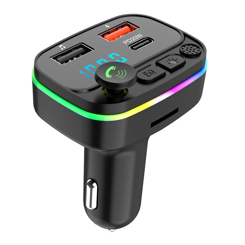 Car Charger Bluetooth-compatible 5.0 Fm Transmitter Hands-free - Premium Car Chargers from Rapidvehicles - Just $20.99! Shop now at Rapidvehicles