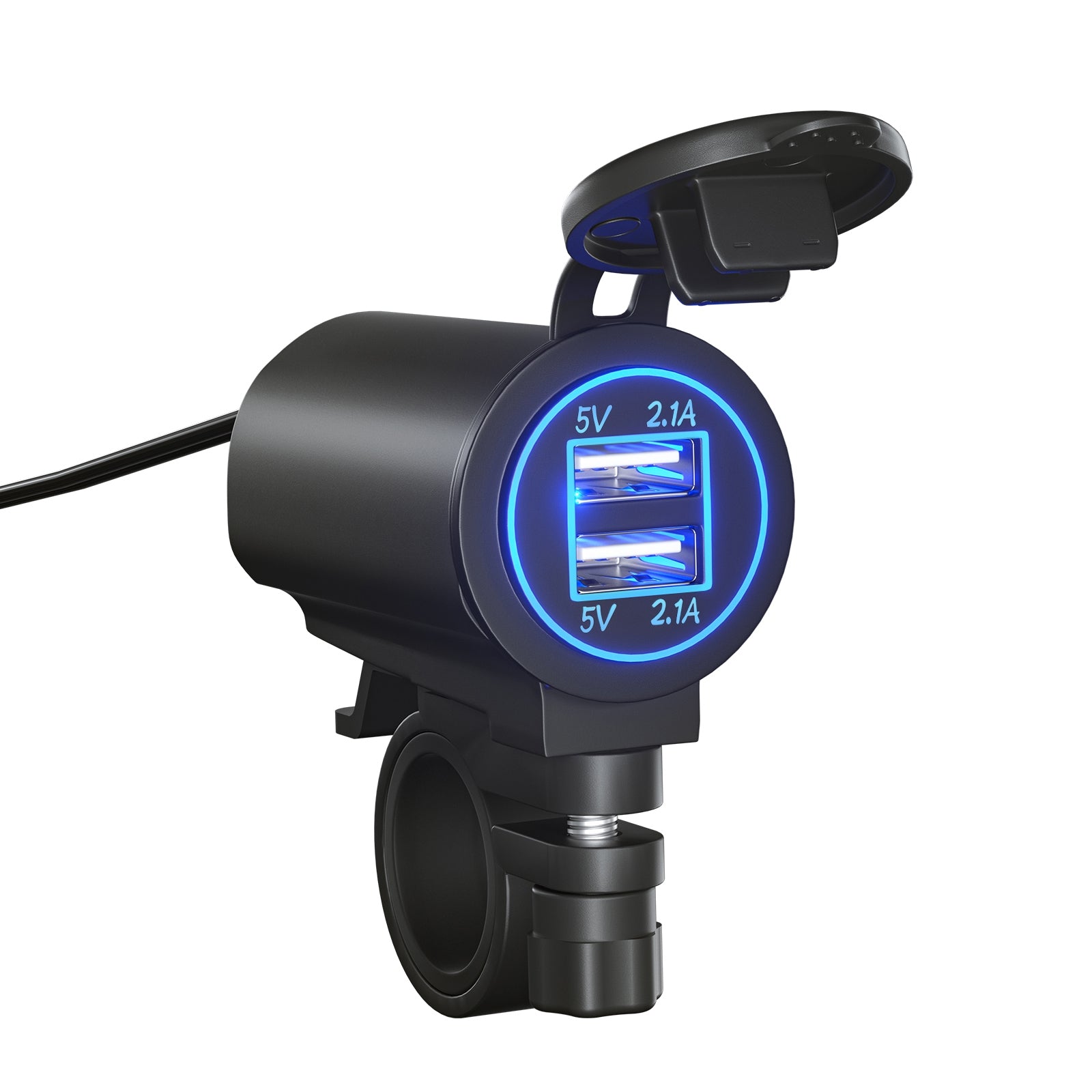 Motorcycle Usb Charger Dual Usb Port Double Aperture Mobile Phone - Premium Car Chargers from Rapidvehicles - Just $33.99! Shop now at Rapidvehicles