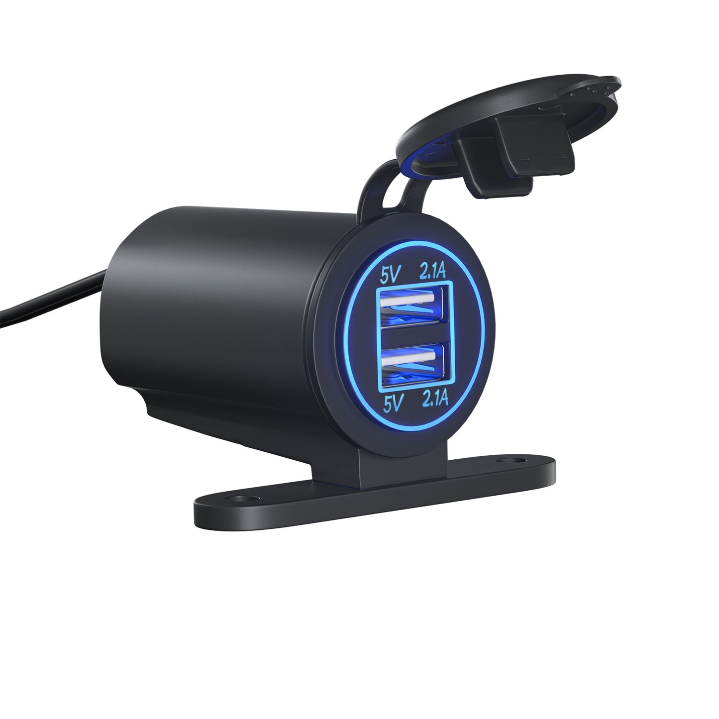 Motorcycle Usb Charger Dual Usb Port Double Aperture Mobile Phone - Premium Car Chargers from Rapidvehicles - Just $33.99! Shop now at Rapidvehicles