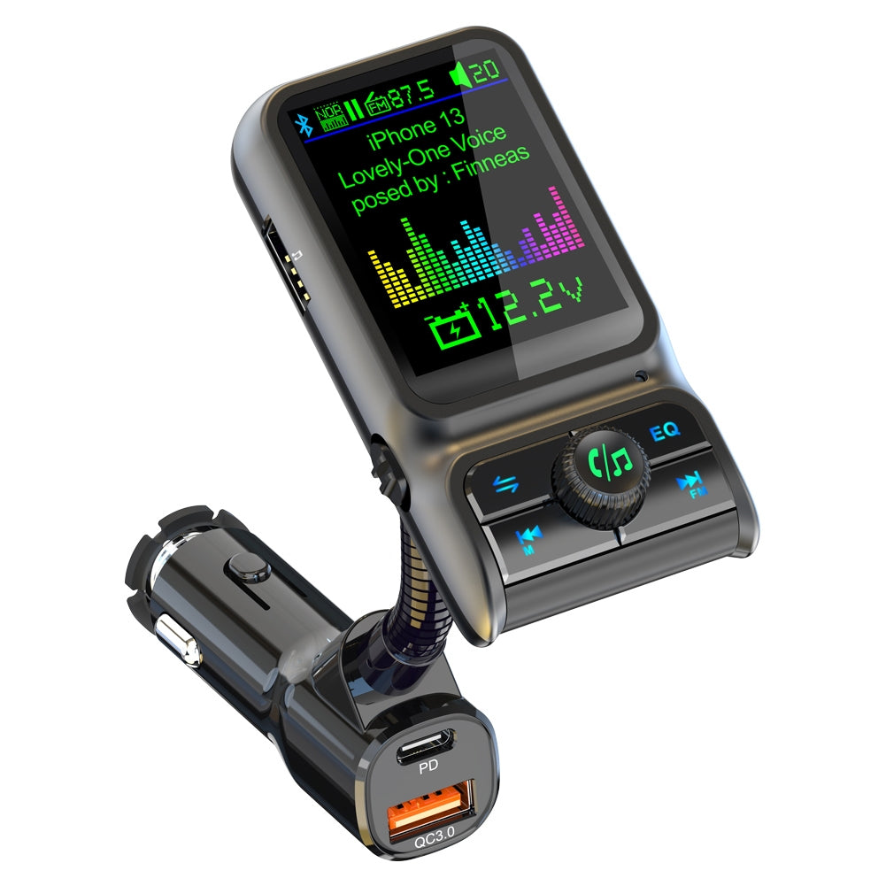 Car Mp3 Player Bluetooth Fm Transmitter Handsfree Call Hd Screen - Premium Car Chargers from Rapidvehicles - Just $41.99! Shop now at Rapidvehicles