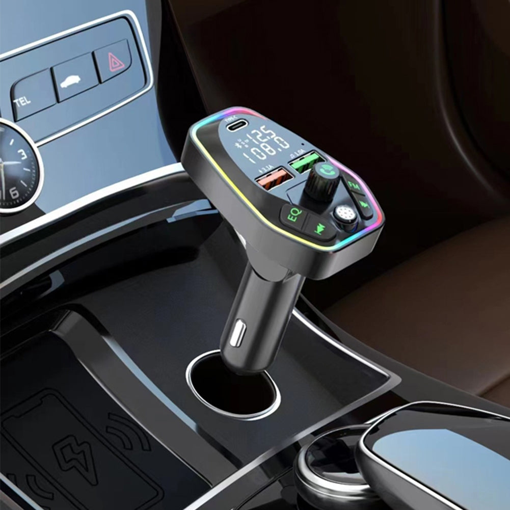 Car Bluetooth Mp3 Wireless Fm Transmitter Dual Screens Display - Premium Car Chargers from Rapidvehicles - Just $22.99! Shop now at Rapidvehicles