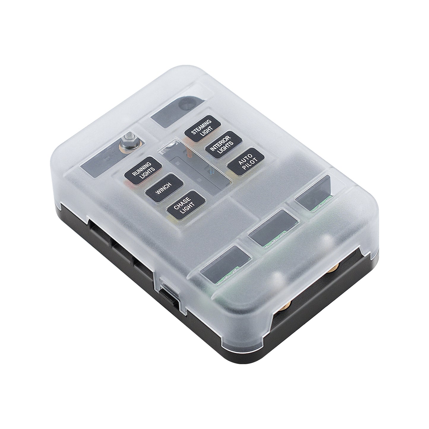 Rv Yacht Fuse Box with Led Indication Light 6-way Multiple Fuses - Premium Car Organizers from Rapidvehicles - Just $50.99! Shop now at Rapidvehicles