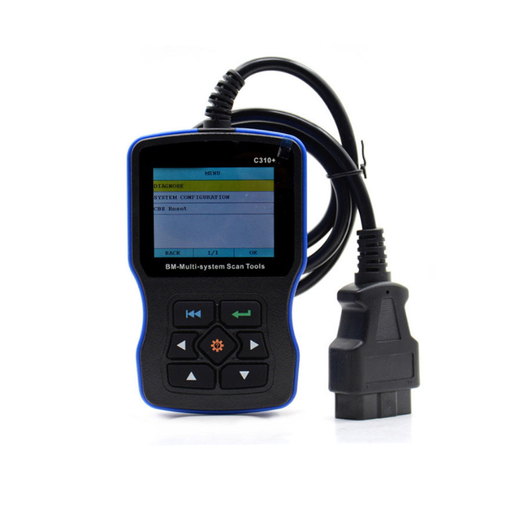 C310+ Car Detector Fault Diagnosis Instrument Tool Multilingual Code Reading Card Automobile Scan Tool Blue Black - Premium OBD & Diagnostic Tools from Rapidvehicles - Just $85.99! Shop now at Rapidvehicles